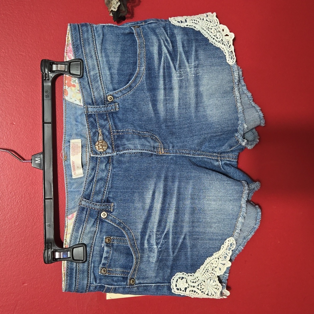 Denim shorts